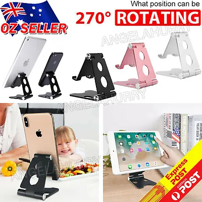 $8.16 • Buy Universal Folding Aluminum Tablet Mount Holder Stand For IPad IPhone OPPO NEW