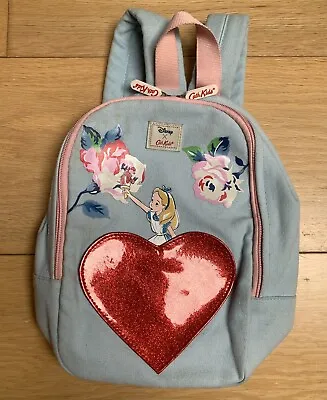 Cath Kidston Girls Child’s Kids Backpack Rucksack Alice In Wonderland Disney • £0.99
