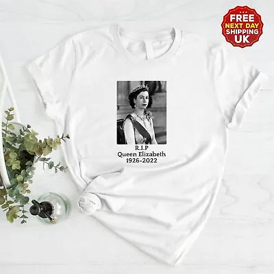£9.99 • Buy United Kingdom Queen Elizabeth T-Shirt Men Women Unisex RIP Queen Gift Tops