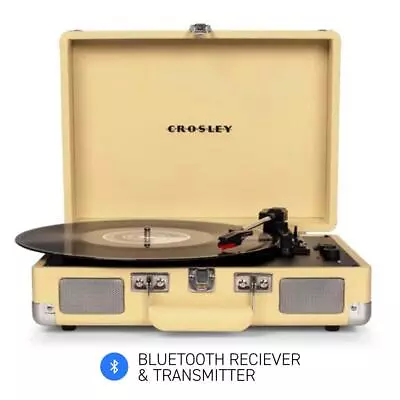 Crosley Cruiser Bluetooth Portable Turntable (Fawn) • $169.57