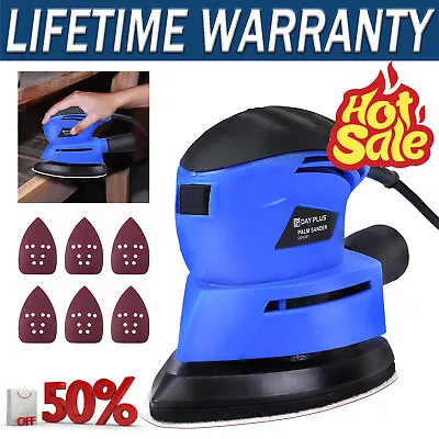 Hand Held Tear Drop Shape Sanding Machine Small Electric Tight Corners Sander • £19.39