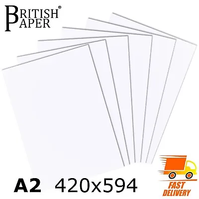 White Thick Thin Card Making A6 A5 A4 A3 A2 Paper Smooth Ream Sheet Board Stock • £168.99