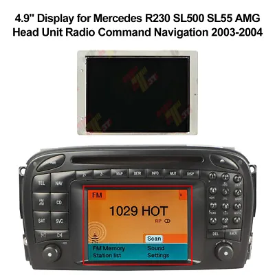 Display For Mercedes R230 SL500 SL55 AMG Head Unit Radio Command 2.0 Navigation • $135