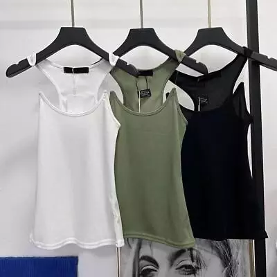 Invisible Strap Design Y/project Vest Ribbed Cami Tank Sleeveless Women Tops • $29.06