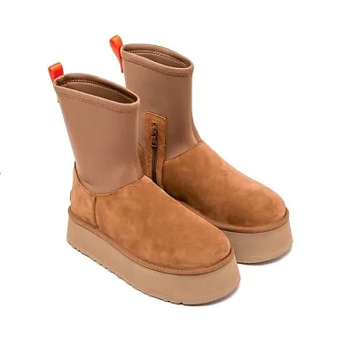 New In Box Size 9 Authentic UGG Classic Dipper Platform Chestnut Boots • $20