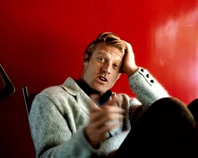 Robert Redford Candid 1960's Relaxing In Cardigan 8x10 Inch Real Photo • $10.99