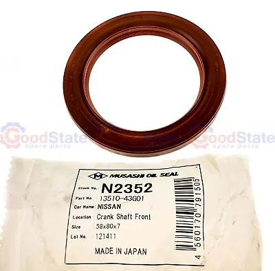 For Nissan Elgrand E50 Navara D22 QD32 Front Harmonic Balancer Oil Seal Crank • $15.89