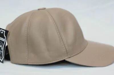 New 100% Genuine Real Lambskin Leather Baseball Cap Hat Trucker Sports Visor • $13.89