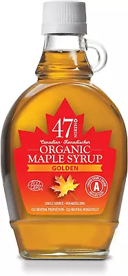 47° North Canadian Organic Maple Syrup Single Source Grade A Golden 250G (1 Bo • £10.26