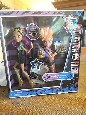 Mattel 2011 Monster High Clawdeen Howleen Wolf Sister Doll Set  NRFB • $175