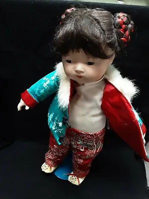 Marian Yu Designs Myd ♡ Chinese Hand-painted Bisque Porcelain 16  Doll • $21.95