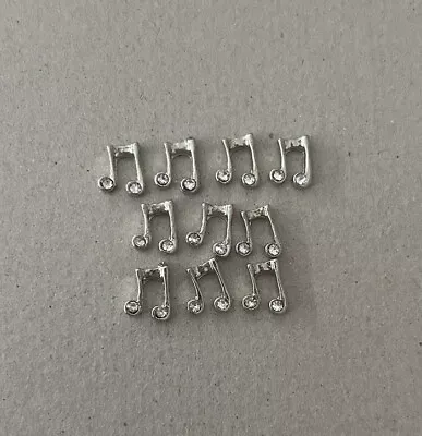 10 X Musical Notes Charms For Memory Floating Locket Pendant Bracelet Necklace • £2.99