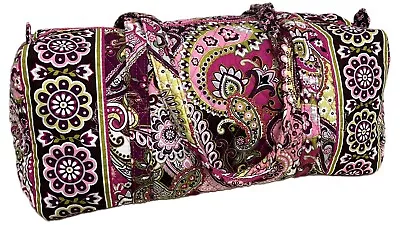 Vera Bradley Small Duffel Bag In Very Berry Paisley • $34.99