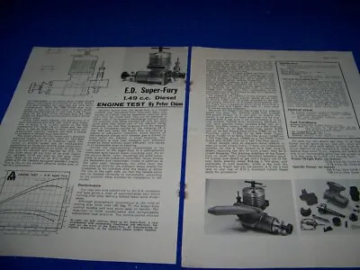 £7.35 • Buy E.d. Super Fury Engine & Airmark Cassutt..history/3-views/cross Sections (550dd)