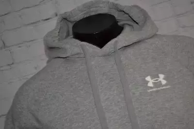 46883-a Under Armour Hoodie Pullover Loose Fit Gray Size Medium Coldgear Mens • $28.99