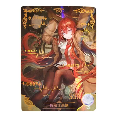 Goddess Story NS01 Out Of Print Holo SSR Card 007 - Steins Gate Makise Kurisu • $15
