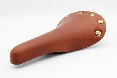 Velo Retro Road Fixie E-Bike Bicycle Saddle Comfort Seat W/Rivets In Honey Color • $24.95