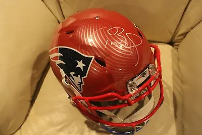 Tom Brady Signed Hydro Dipped Helmet Dual Authentication Tristar/Steiner #2/12 • $1599