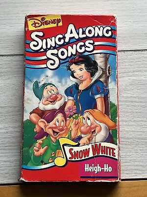 Disneys Sing Along Songs - Snow White: Heigh-Ho (VHS 1994) • $10.95