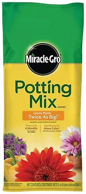 Miracle-Gro Potting Mix 2 Cu. Ft. • $37