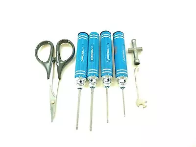 Duratrax RC Starter Tool Set - 3.0 2.5 2.0 1.5mm Hex Drivers Lexan Scissors Et • $17.99