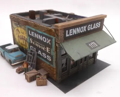 New Downtown Deco O Scale Building Kit Lennox Glass Just One At This Price. • $64.95