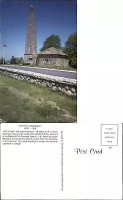 Groton Monument Battle Of Fort Griswold CT Chrome Unused Vintage Postcard • $1.89