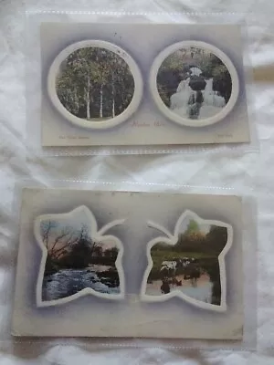 £5 • Buy Two Vintage Multiview Embossed Postcards