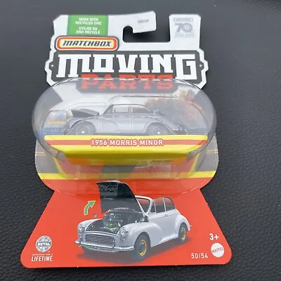 2023 Matchbox Moving Parts 1956 Morris Minor Silver New: 4.20 S&H .25 Each Addl. • $3