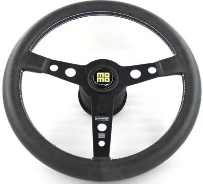 Genuine Momo Prototipo Heritage Steering Wheel With Boss Kit. BMW E9 E21 E24 CS • $449.78