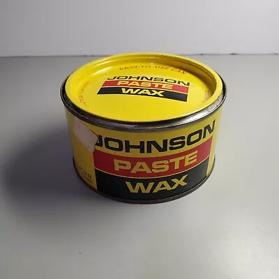 SC Johnson Orig. Formula Paste Wax 16 Oz Tin 80% Full - For Floors/Metal/Leather • $39.99