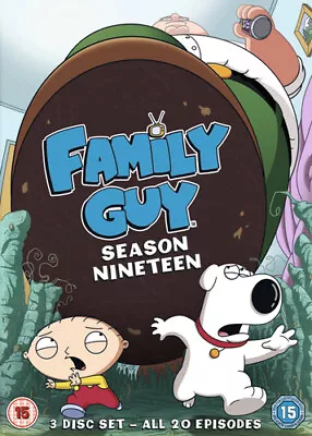 Family Guy: Season Nineteen DVD (2019) Seth MacFarlane Cert 15 3 Discs • £13.86