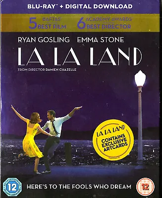 La La Land (Blu-Ray) + Slip Cover + Exclusive Artcards - Emma Stone • £3.25