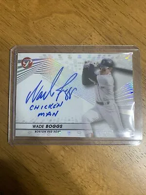 2023 Topps Pristine Wade Boggs Personal Endorsements Chicken Man Auto/50 Red Sox • $95