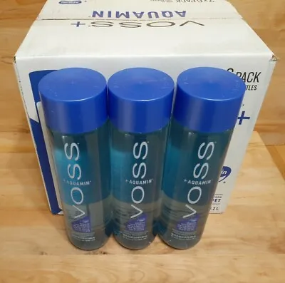3ct: VOSS + Aquamin Premium Purified Water Enhanced Minerals & Electrolyte 28.7z • $15.88