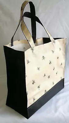 LARGE Tote Bag 32 X 32 X 14cms Cotton Oilcloth/waterproof Canvas  -Honey Bees • £12.95