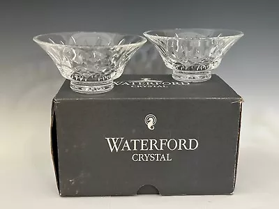 Waterford Crystal Lismore Condiment Footed Bowl-Set Of 2 Original Box • $42