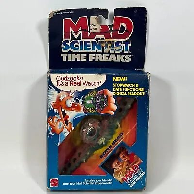 1987 Mattel Mad Scientist Time Freaks Bone Head Vintage • $43.99