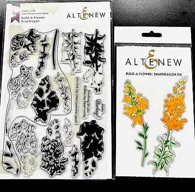 Altenew Clear  Layering Stamp & Die Build -A- Flower Snapdragon • $11.99