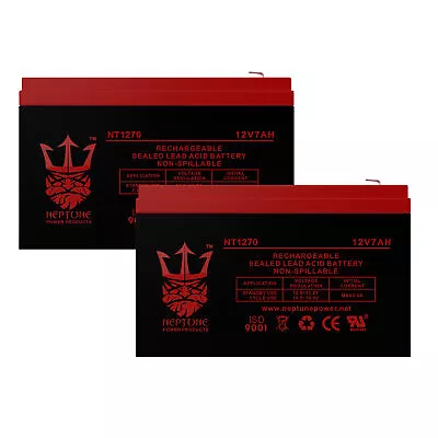 RAZOR Scooter MX350 M400 12V 7ah Neptune Power Replacement Battery 2 Pack • $37.89