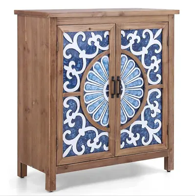 Buffet & Sideboard Accent Cabinet With 2 Doors Storage Decorative Cabinet • $195.99