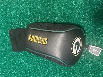 GOLF GREEN BAY PACKERS DRIVER HEADCOVER - Black Head Cover NFL GREAT • $14.95