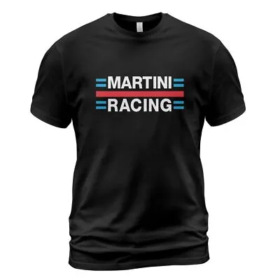 Martini Racing Famous Racing Company Logo Men's Black T-Shirt Size S - 5XL • $18.99