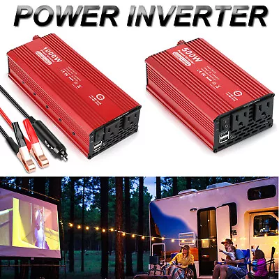 500W 1000W Car Power Inverter DC 12V To AC 110V Converter Adapter Charger Outlet • $19.95