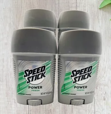 4 X Speed Stick Power Fresh Anti-Perspirant/Deodorant-1.8 Oz-Expires:5/24 • $15.95