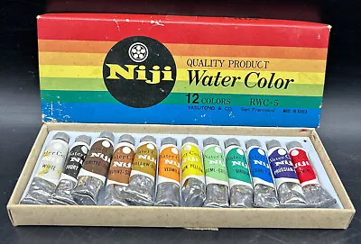 Vintage Niki Rainbow Water Color Set Some Have Hardened • $27.07