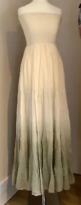 £20 • Buy Jane Norman Strapless Dip Dye Stevie Maxi Dress  Mocha Size Uk 6