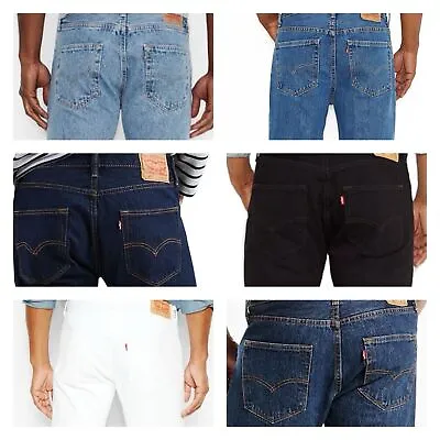 Levis 501 Original Fit Jeans Straight Leg Button Fly 100% Cotton • $57.90