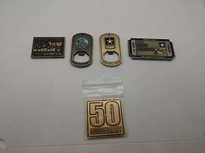 US Army Medal Anniversary And Birthday Medallions (5 Total) • $15