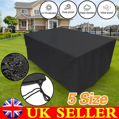 £4.49 • Buy UK Waterproof Garden Patio Furniture Cover Rattan Table Cube Seat Covers Outdoor